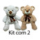 Kit: 4 Ursos de Laço