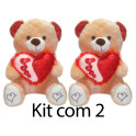 Kit: 2 Ursos Coração