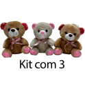 Kit: 4 Ursos de Laço