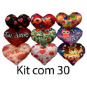 Kit: 30 Cora&ccedil;&otilde;es P 