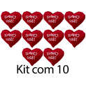 Kit: 10 Cora&ccedil;&otilde;es M
