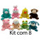 Kit: 8 Animais Sortidos 