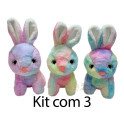 Kit - 3 Coelho com la&ccedil;o