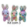Kit - 3 Coelho com laço
