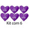Kit: 6 Corações PP 
