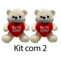 Kit: 4 Ursos Cora&ccedil;&atilde;o