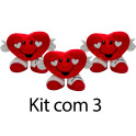 Kit: 3 Cora&ccedil;&otilde;es com P&eacute; M