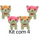 Kit: 4 Gatos